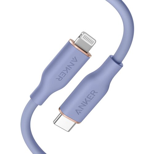  Anker 641 PowerLine III USB-C to Lightning Cable 0.9m (Flow, Silicone) Purple (A86626Q1)