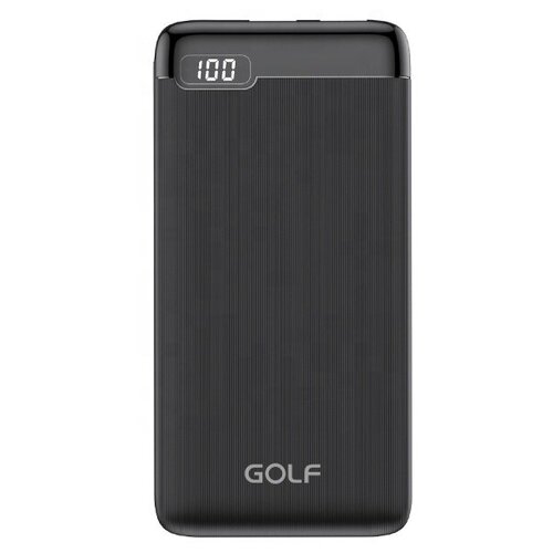 фото Внешний аккумулятор golf lcd21/ powerbank 10000 mah/2.1a/черный