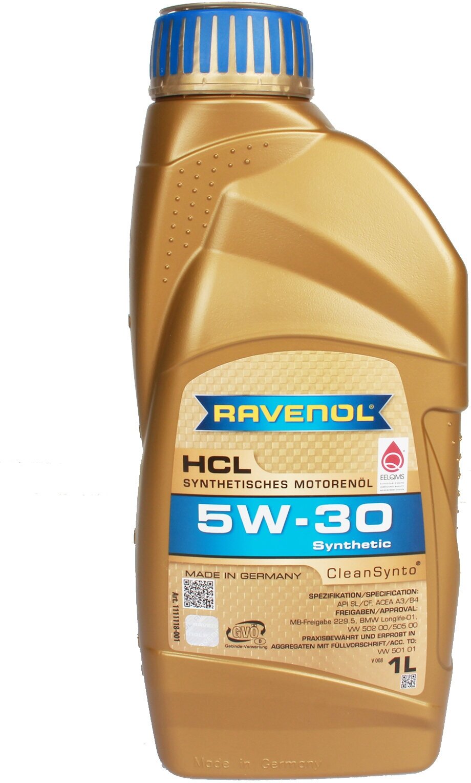 Масло моторное RAVENOL HCL 5W30 1л