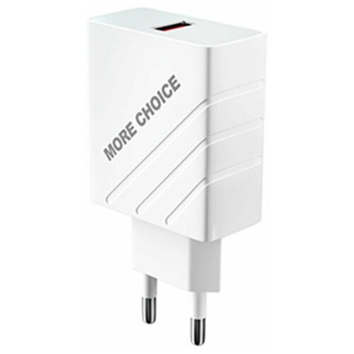 фото Зарядное устройство more choice 1usb 3.0a qc3.0 быстрая зарядка nc51qc