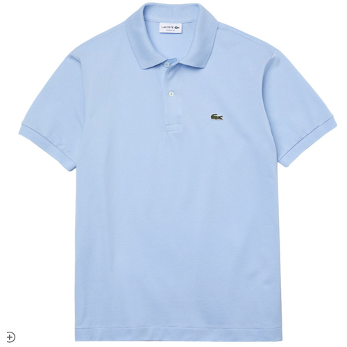 Мужское поло Lacoste Original L.12.12 Slim Fit голубой, Размер L