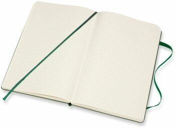 Блокнот Moleskine CLASSIC Large 130х210мм 240стр. клетка твердая обложка зеленый