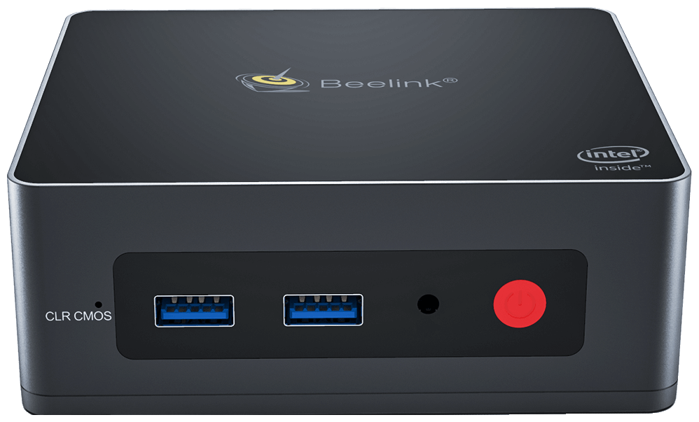 Неттоп Beelink GK mini 8/256 Intel Celeron J4125, 8 ГБ RAM, 256 ГБ SSD, Intel UHD Graphics 600, Windows 10 Home, черный