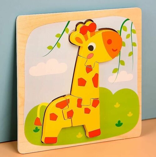 Развивающие игрушки для малышей девочек и мальчиков сортер жираф