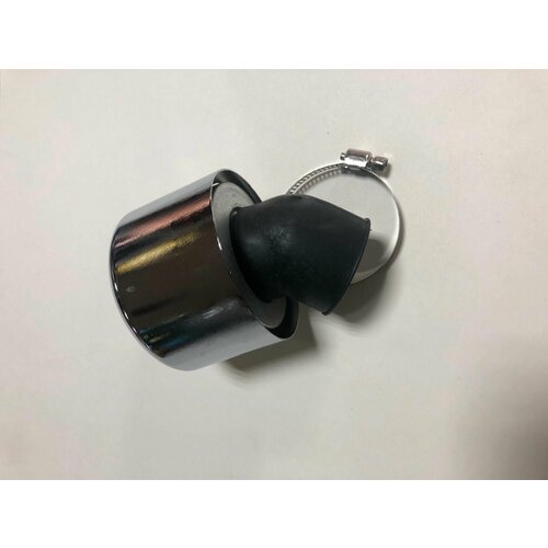 Фильтр воздушный (нулевого сопротивления) D35(45) с колпачком хром (мотоцикл, мопед)