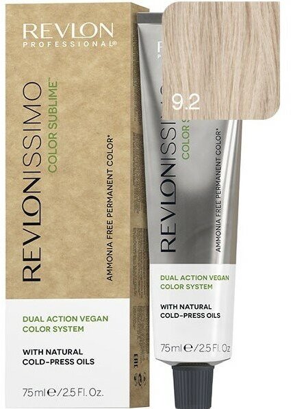 Revlon Professional Revlonissimo Color Sublime Vegan, 9.2 очень светлый блондин перламутровый