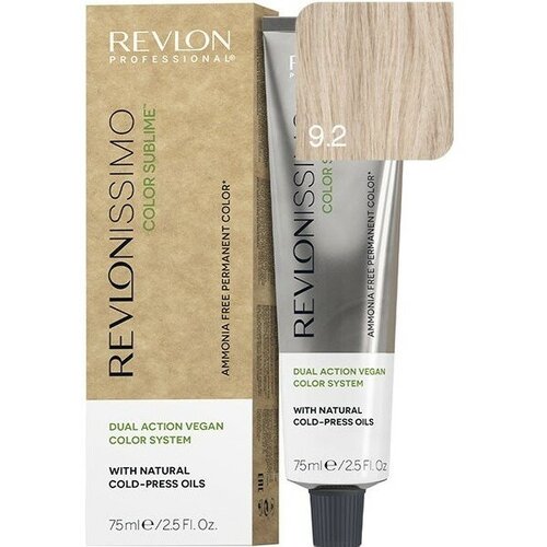 Revlon Professional Revlonissimo Color Sublime Vegan, 9.2 очень светлый блондин перламутровый, 75 мл nano professional база strong color system 33