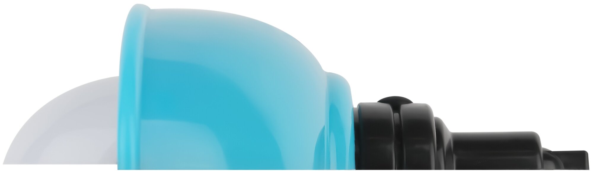 Ночник - светильник светодиодный ЭРА NLED-487-1W-SW-BU настенный на батарейках с выключателем голубой - фотография № 4