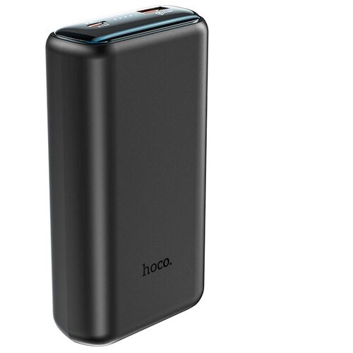 Портативный аккумулятор Hoco Q1A Kraft PD3.0 + QC3.0 20000mAh, black, упаковка: коробка внешний аккумулятор powerbank hoco q1a kraft qc3 0 pd20 usb a 22 5w 20000mah черный