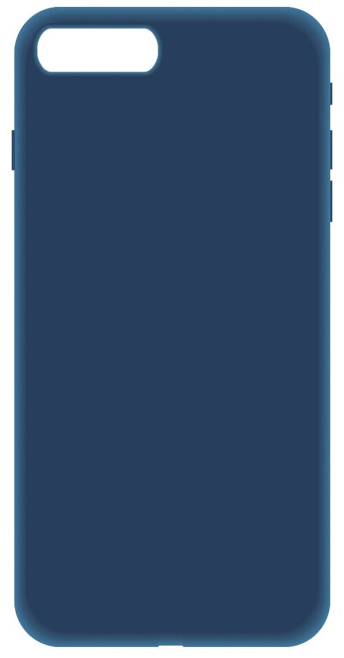 Защитный чехол LuxCase для Apple iPhone 7 Plus, Apple iPhone 8 Plus Liquid Silicon, Синий