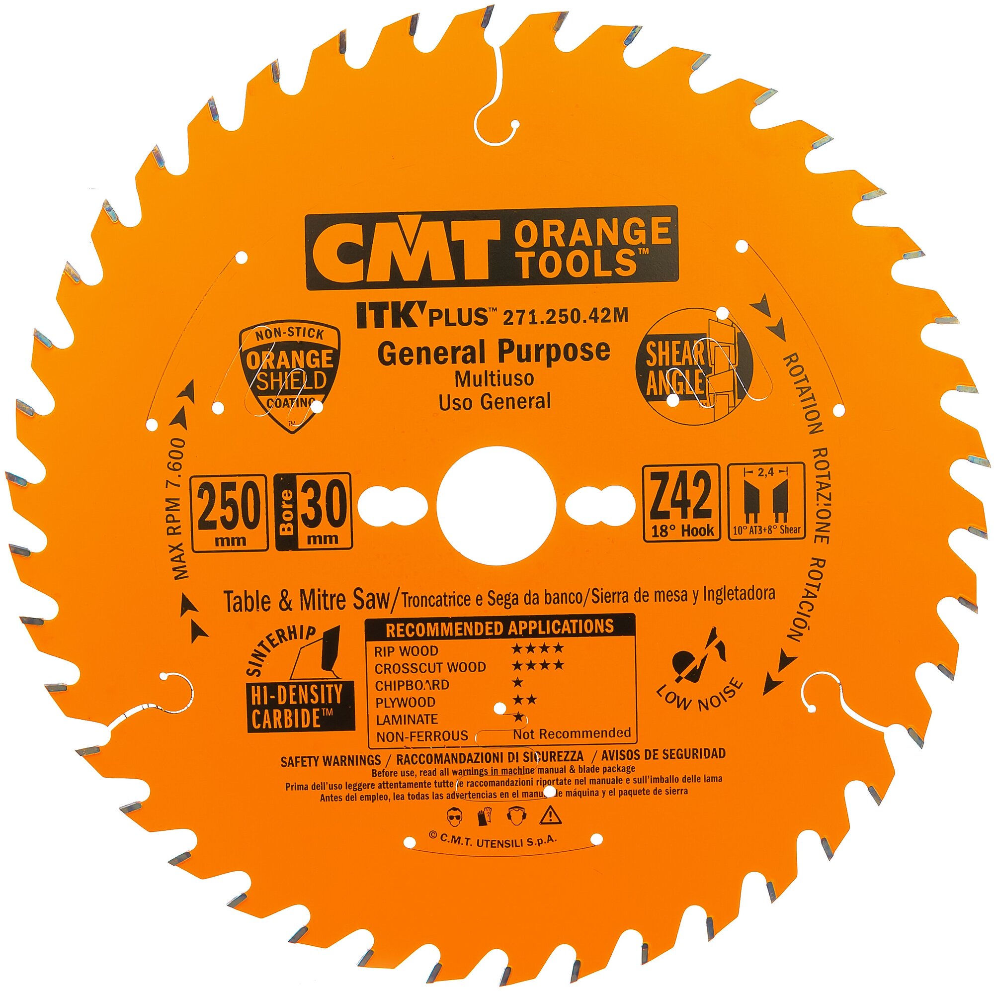 Пильный диск CMT 271.250.42M 250х30 мм