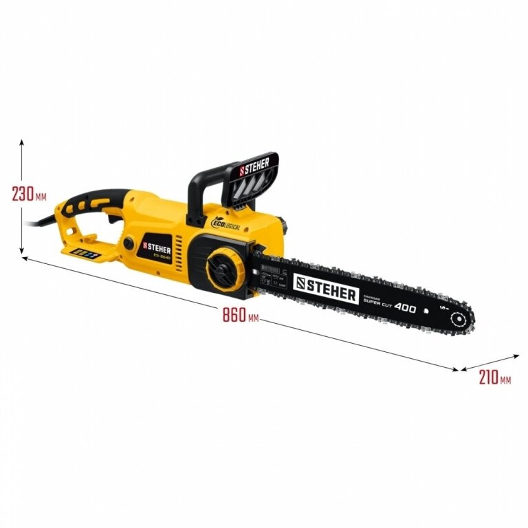 Пила цепная электрическая STEHER ES-2640 2600 Вт. - фотография № 3