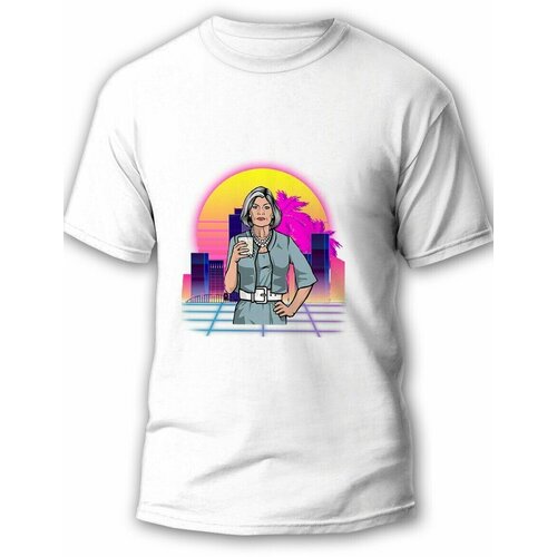 фото Футболка, размер m, белый будь на стиле