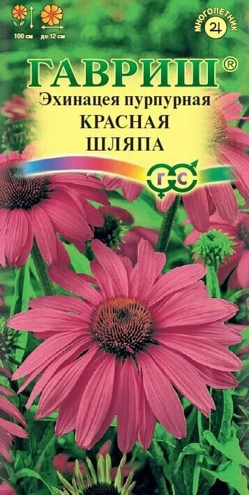 Семена цветов Эхинацея Красная шляпа (01 гр.)