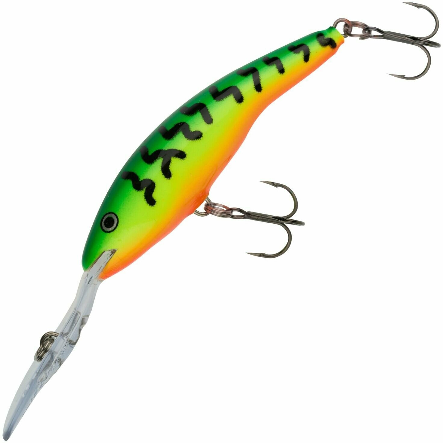 Воблеры для троллинга Rapala Deep Tail Dancer 07 цв. FT, 9 гр 70 мм, на окуня, щуку, судака, минноу / всплывающий, до 4,5м