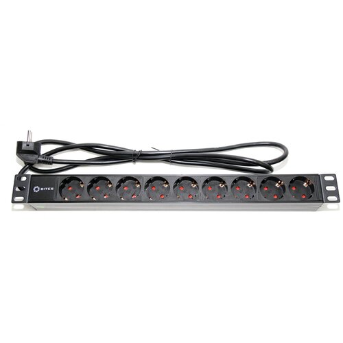 5bites PDU919P-02 Блок розеток PVC 1U 19