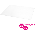ПЭТ Novattro 0,5мм, 500x400мм, пластик листовой, (полиэтилентерефталат) прозрачный - изображение