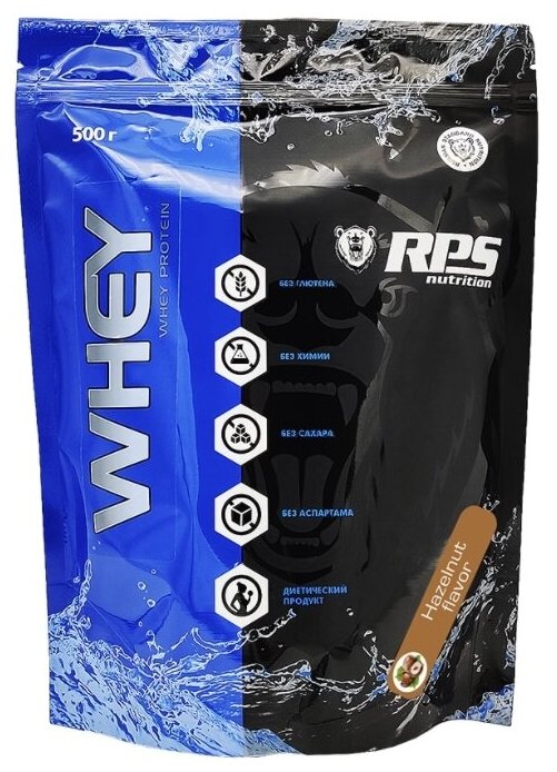 RPS Nutrition Whey Protein - 500 грамм, лесной орех