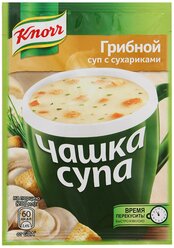 Knorr Чашка супа Грибной суп с сухариками, 16 г
