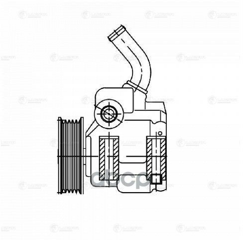 Насос Гур Для Ам Ford Fiesta (01-), Fusion (10-) (Lps 1001) LUZAR арт. LPS1001