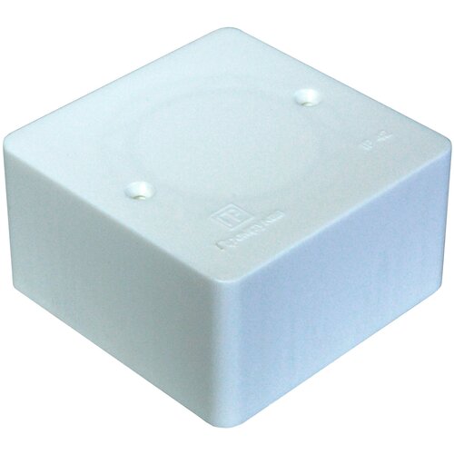 Коробка распределительная Промрукав (40-0460) для кабель-каналов 80х80х40 мм белая IP42 универсальная безгалогенная