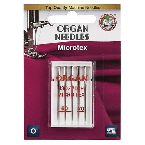 Игла/иглы Organ Microtex серебристый