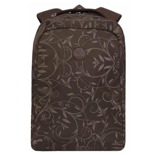 фото Рюкзак молодежный grizzly rd-044-5 подростковый, женский, шоколадный - орнамент