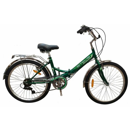 Складной велосипед Stels Pilot 750 V 24 Z010 год 2023 цвет Зеленый ростовка 14 1567000₽