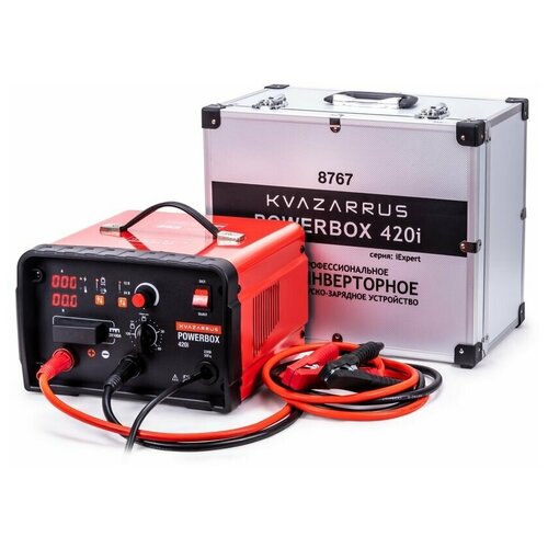 Пуско-зарядное устройство (инверт.) KVAZARRUS PowerBox 420i (алюм. кейс)