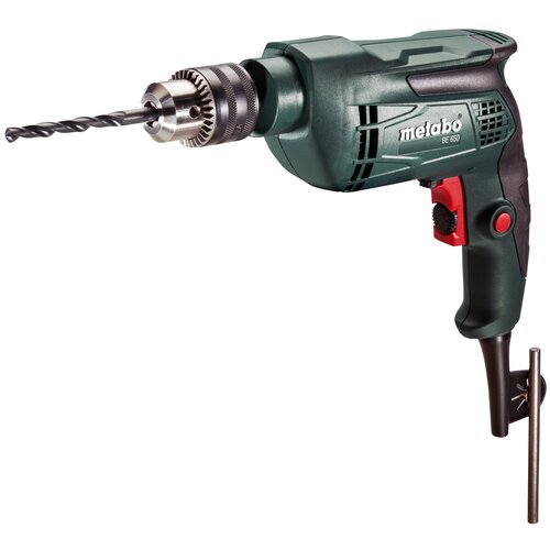 Безударная дрель Metabo BE 650 600360000 (ЗВП), 650 Вт темно-зеленый дрель metabo be 10