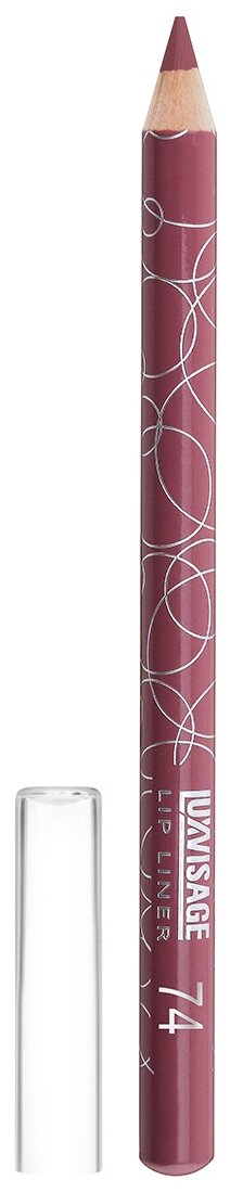 LUXVISAGE карандаш для губ Lip Liner, 74 пыльный лиловый