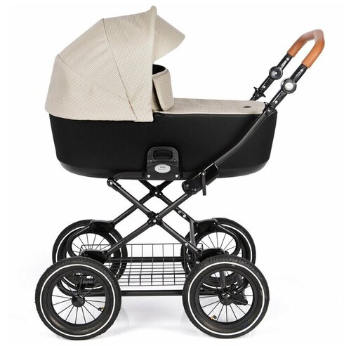 Коляска Roan Bass Next Classic короб Sand Shade/d12/руч.Коричневый