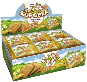 Печенье Коровка вкус Топленое молоко в коробке 18 шт. по 42 г