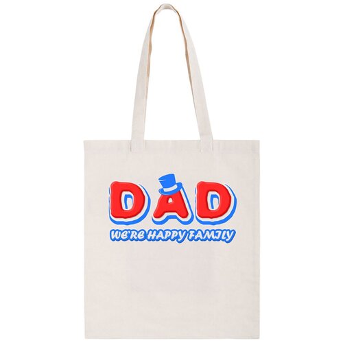 фото Сумка-шоппер coolpodarok "прикол. семья. dad were happy family" не определен,coolpodarok