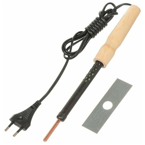 TDM Паяльник ЭПЦН-65220 вт с подставкой деревянная ручка 168300₽