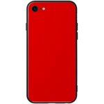 Чехол Glass для Apple iPhone SE (2020)/7/8, красный, Deppa 900084 - изображение