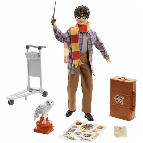 игровой набор harry potter платформа 9 3 4 Гарри Поттер Игровой набор - Платформа 9 и 3/4 (Mattel Harry Potter Platform 9 3/4 Hogwarts Express doll)