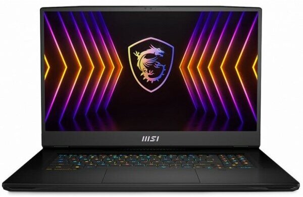 MSI Ноутбук MSI Titan GT77 12UHS-208RU Core i9 12900HX 64Gb SSD3Tb NVIDIA GeForce RTX3080Ti 16Gb 17.3" IPS UHD (3840x2160) Windows 11 Home black WiFi BT Cam (9S7-17Q111-208) 9S7-17Q111-208