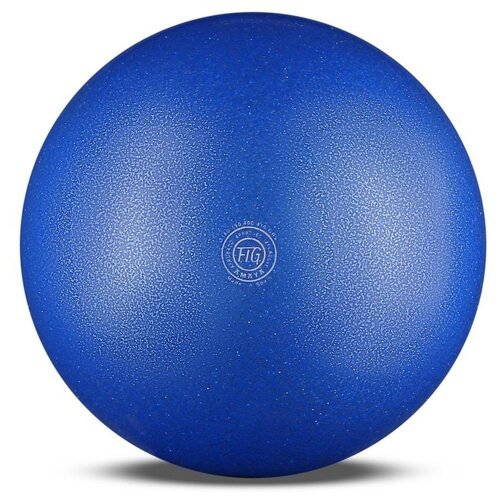 фото Мяч для художественной гимнастики силикон amaya galaxi 410 г 350630 20 см синий