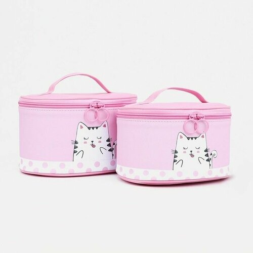 фото Косметичка 14х14, розовый нет бренда