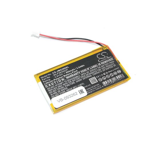 Аккумуляторная батарея CameronSino CS-JMG300SL для JBL Go 3 3.8V 800mAh / 3.04Wh аккумулятор cameronsino cs jmf500xl для jbl flip 5 3 7v 6800mah 25 16wh 084737