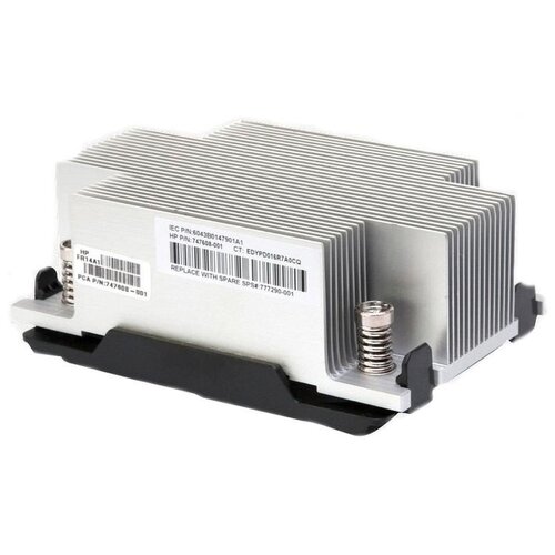 HPE 777290-001 Радиатор Standard efficiency heatsink SPS-Heatsink ASSYSTD 105WDL380 (747608-001/ 6043B0147901A3)