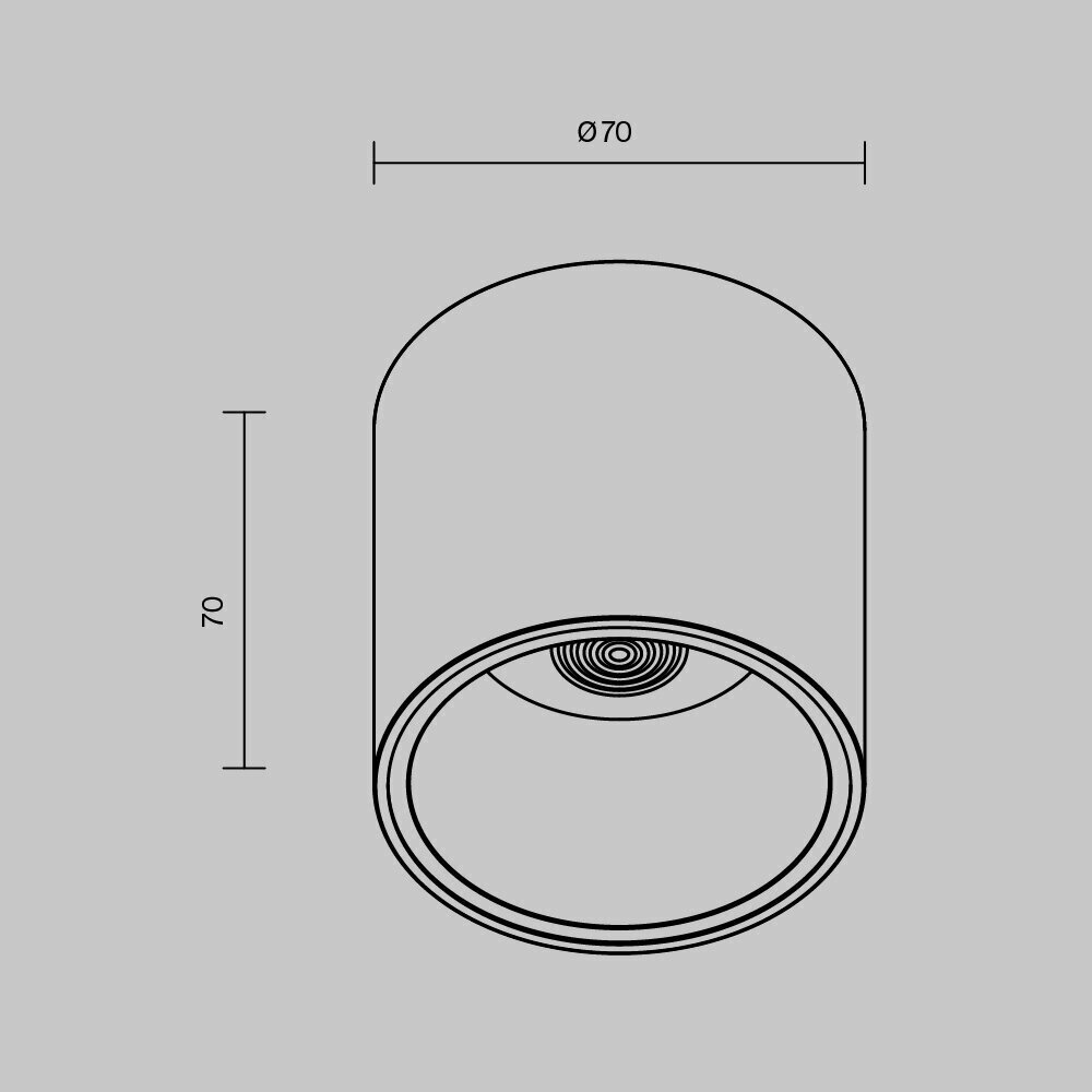 Потолочный светильник Technical C064CL-L12B4K - фотография № 4