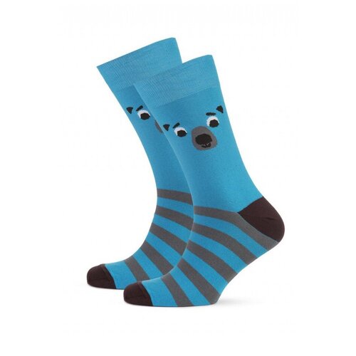 фото Носки st. friday мишка мед, размер 38-41 , синий