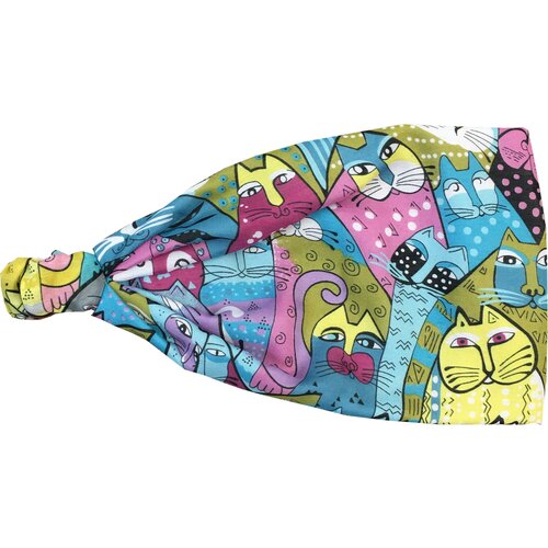 фото Бандана anru, размер универсальный, горчичный, мультиколор