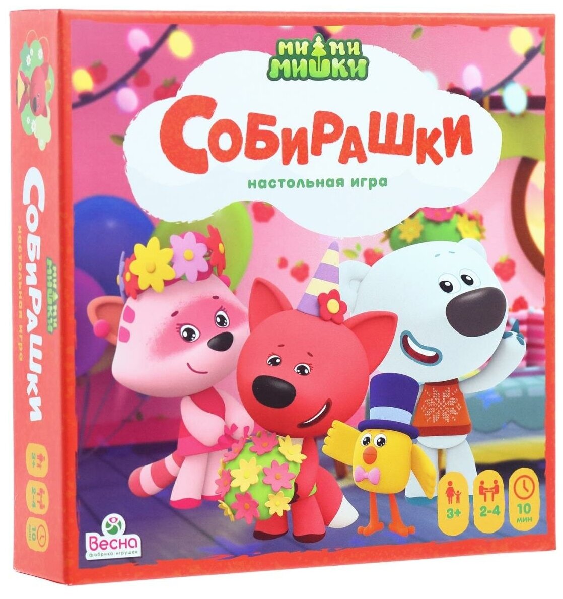 Настольная игра весна Ми-ми-мишки. Собирашки 520235