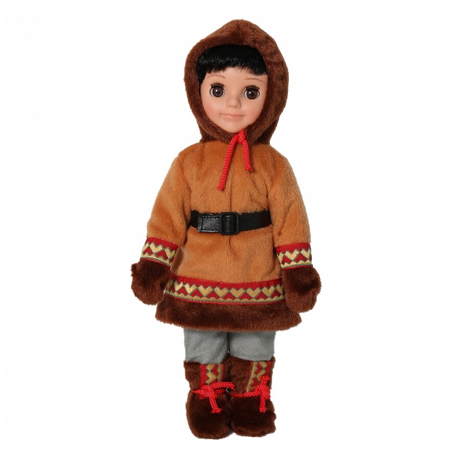Кукла Весна Мальчик в костюме народов Севера 30 см В3920