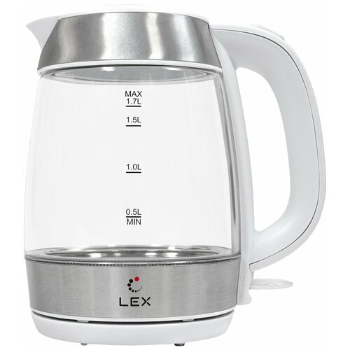 фото Lex lx-3001-2, чайник электрический (белый)