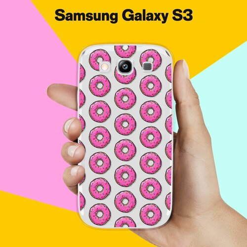 силиконовый чехол на samsung galaxy s3 тигры для самсунг галакси с3 Силиконовый чехол на Samsung Galaxy S3 Пончики / для Самсунг Галакси С3