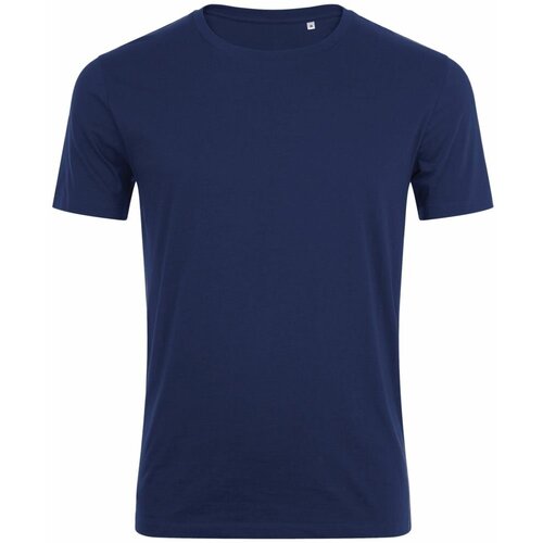 Футболка Sol's, размер S, синий мужская футболка девушка s темно синий